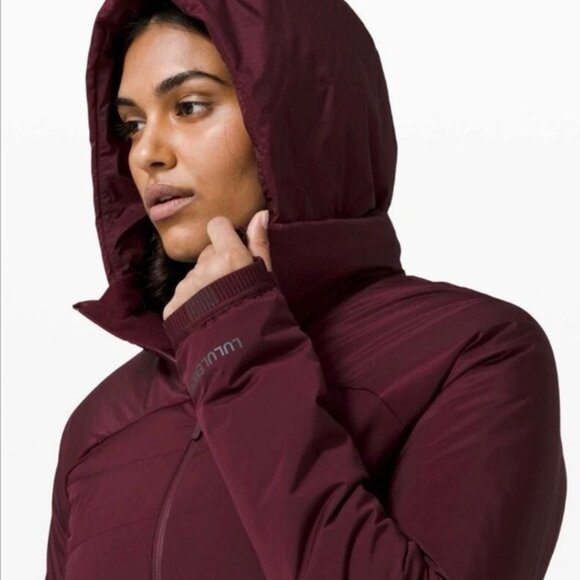 Lululemon DOWN FOR IT ALL JACKET 700 Down & PrimaLoft Hoodie Size 6 Outdoor - Picture 4 of 12